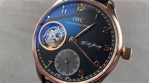 iwc f.a. jones portuguese|IWC Portuguese Tourbillon ‘F.A.JONES’ PLATINUM LIMITED 50.